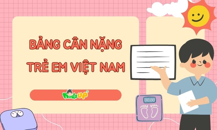 bảng cân nặng trẻ em