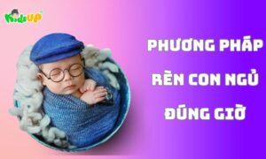 rèn con ngủ đúng giờ