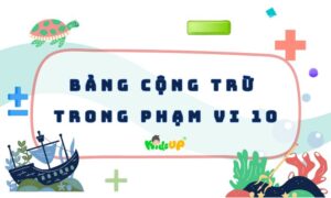 bảng cộng trừ trong phạm vi 10