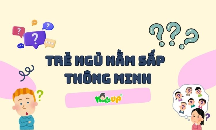 trẻ ngủ nằm sấp thông minh